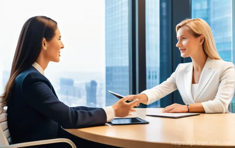 통역사 연봉 협상 전략 - **Prompt 2: AI-Assisted Translation with Human Expertise**
    "A thoughtful and experienced female ...