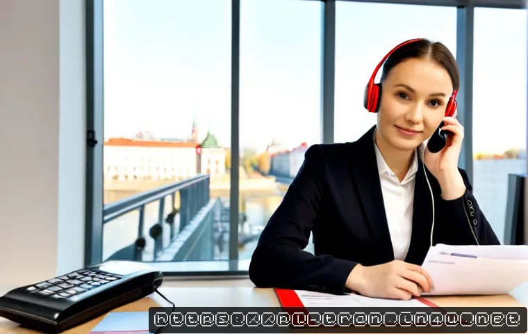 Home 17 통역사 자격증의 국가별 인지도 - Photorealistic professional scene of a Polish conference interpreter in a modern Warsaw office, comp...
